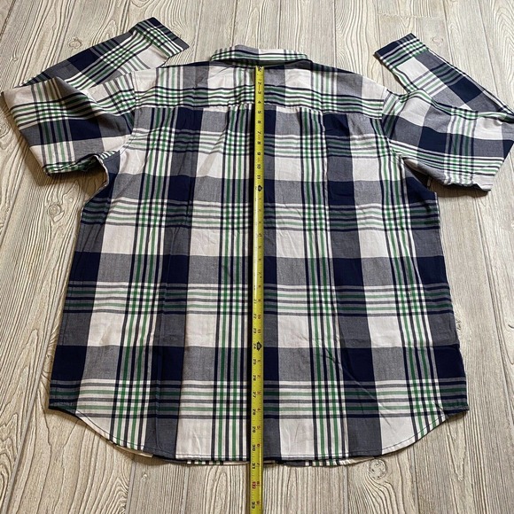 Columbia Notre Dame Fighting Irish LS Button Down Shirt Mens XL Plaid NWT - Picture 12 of 13